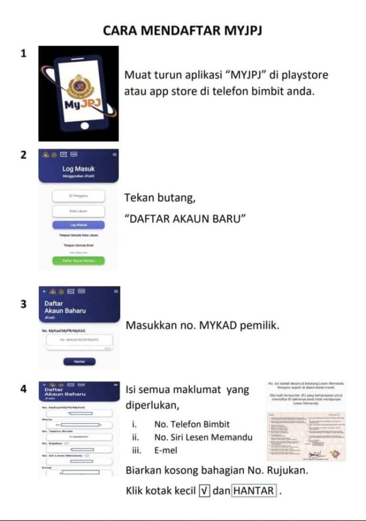 Cara Daftar MyJPJ