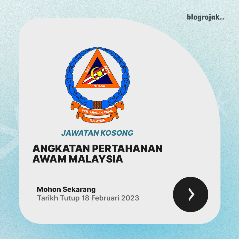 Jawatan Kosong : Angkatan Pertahanan Awam Malaysia(APM) Februari 2024