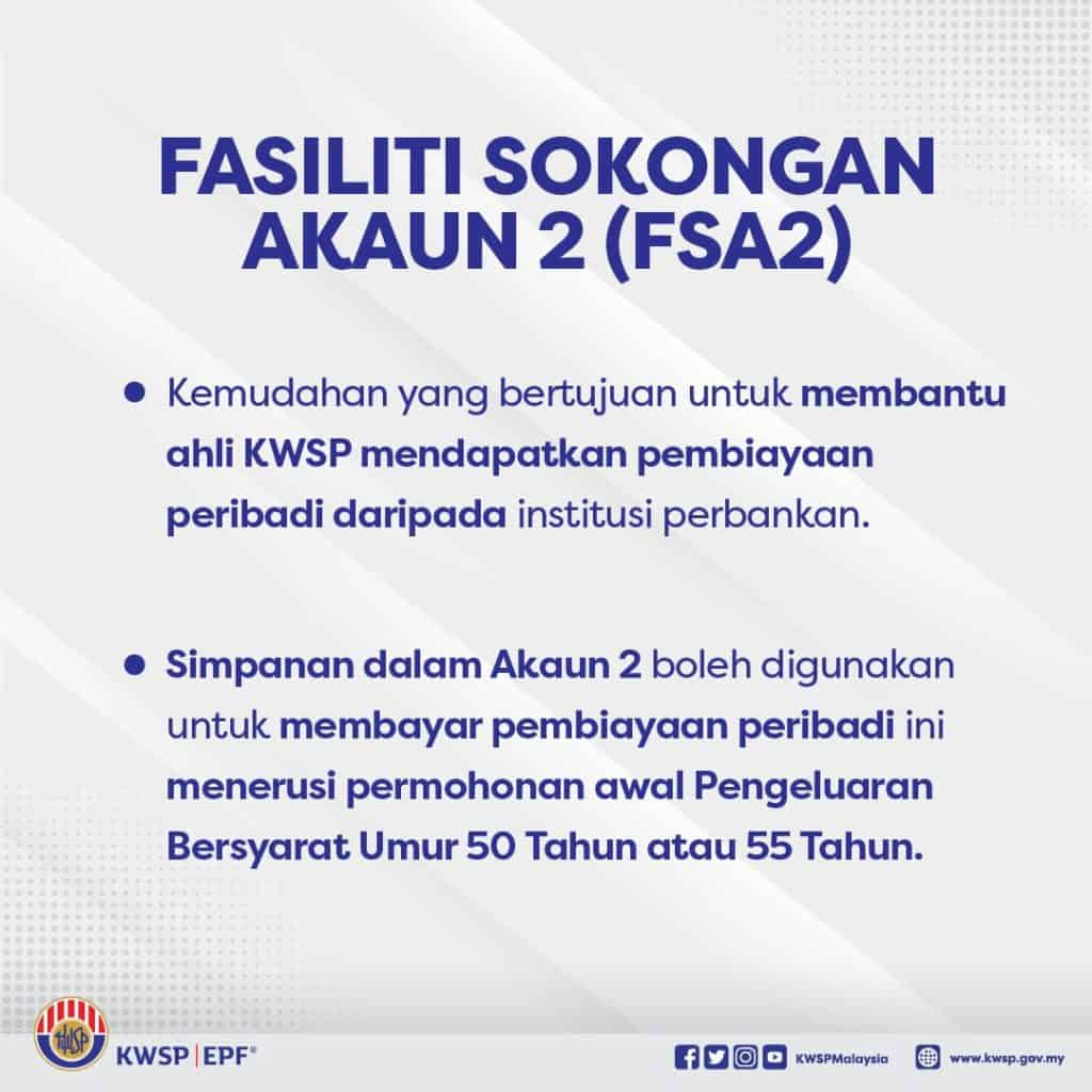 KWSP FSA2 : Pengeluaran RM50,000 Bersyarat
